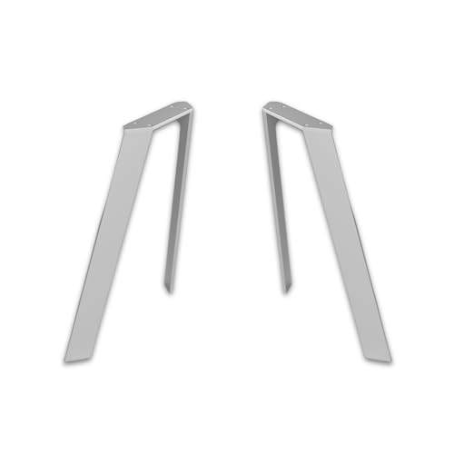 ModernLOFTart Tischbeine Metall Tischkufen 2 Stück in V Form - Tischgestell Metall aus 1cm Dickem Flachstahl Gefertigt - Tischfüße für Esstisch, Schreibtischbeine, Konferenztisch Füße von modern LOFT art