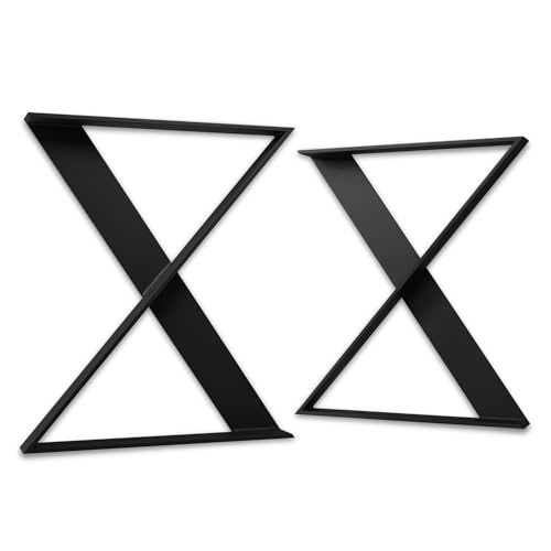 ModernLOFTart Tischbeine Metall Tischkufen 2 Stück in Z Form - Tischgestell Metall aus 1cm Dickem Flachstahl Gefertigt - Tischfüße für Esstisch, Schreibtischbeine, Konferenztisch Füße ModernLOFTart Tischbeine Metall Tischkufen 2 Stück in Z Form - Tischgestell Metall aus 1cm Dickem Flachstahl Gefertigt - Tischfüße für Esstisch, Schreibtischbeine, Konferenztisch Füße von modernLOFTart
