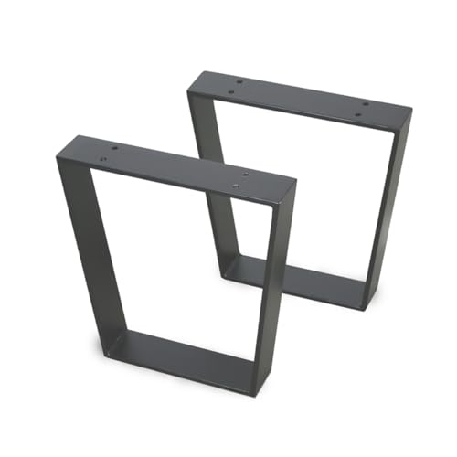 modernLOFTart Bankbeine Tischbeine - DIY Möbelfüße 80x10cm Anthrazit - Moderner Industrie-Look für Ihr Wohnzimmer - Metall Industrial Tisch Bank Sitzbank Couchtisch Kufen - Breite 30cm, Höhe 42cm von modernLOFTart