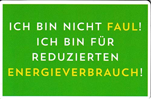 Magnet 8,5x5,5 cm +++ LUSTIG von modern times +++ ICH BIN NICHT FAUL +++ MODERN TIMES Magnet 8,5x5,5 cm +++ LUSTIG von modern times +++ ICH BIN NICHT FAUL +++ MODERN TIMES von modern times