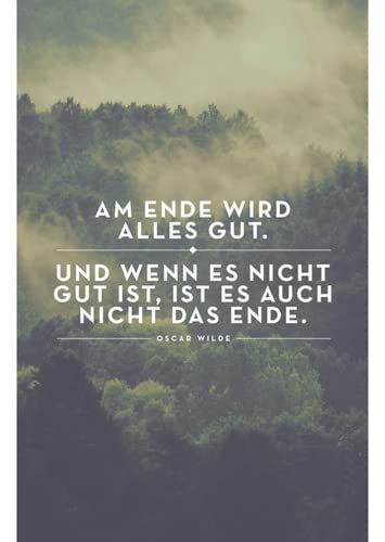 modern times -5er Set Magnet Kühlschrankmagnet LUSTIG - Motiv: AM ENDE WIRD ALLES GUT … - MAGNETE, Anlass:, Künstler/Verlag Design by VISUAL STATEMENTS®, Größe: 8,5x5,5 cm von modern times