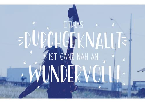 modern times -5er Set Magnet Kühlschrankmagnet LUSTIG - Motiv: ETWAS DURCHGEKNALLT - MAGNETE, Anlass:, Künstler/Verlag Design by VISUAL STATEMENTS®, Größe: 8,5x5,5 cm von modern times