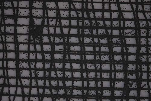Modern Twist Tischset Leinen Schwarz, Silikon, Black, 40 x 30 x 1.12 cm von modern-twist