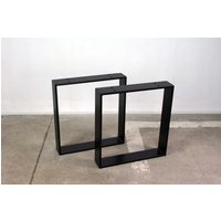 Bankbeine Bankkufen Tischbeine Tischgestell Tischkufen Couchtischkufen Stahl Metall Schwarz Industrial Tisch Bank Sitzbank Couchtisch K1M von modernLOFTart