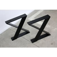 Bankbeine Bankkufen Tischbeine Tischgestell Tischkufen Couchtischkufen Stahl Metall Schwarz Industrial Tisch Bank Sitzbank Couchtisch Zm von modernLOFTart