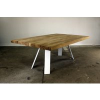 Bankbeine Bankkufen Tischbeine Tischgestell Tischkufen Couchtischkufen Stahl Metall Weiss Industrial Tisch Bank Sitzbank Couchtisch V2M von modernLOFTart