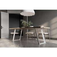 Tischbeine Tischgestell Tischkufen Tischfüße Stahl Metall Weiss Industrial Loft Tisch K2 Tischbeine Tischgestell Tischkufen Tischfüße Stahl Metall Weiss Industrial Loft Tisch K2 von modernLOFTart