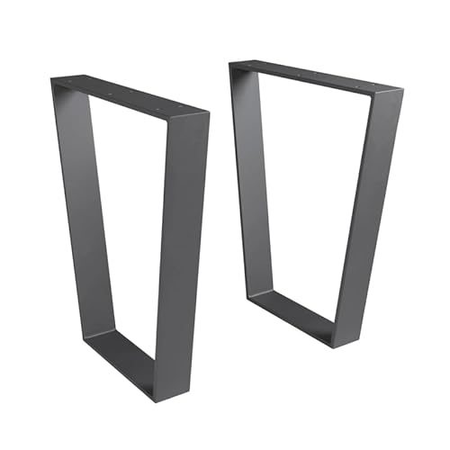 modernLOFTart Tischbeine Metall Tischkufen 2 Stück - Tischgestell Metall aus 1cm Dickem Flachstahl Gefertigt - Tischfüße für Couchtisch, Bank Tisch, Couchtisch Füße von modernLOFTart