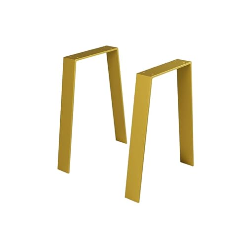 modernLOFTart Tischbeine Metall Tischkufen 2 Stück - Tischgestell Metall aus 1cm Dickem Flachstahl Gefertigt - Tischfüße für Couchtisch, Bank Tisch, Couchtisch Füße von modernLOFTart