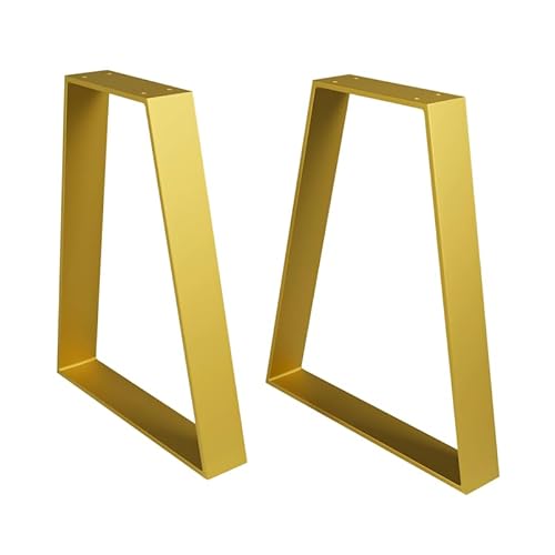 modernLOFTart Tischbeine Metall Tischkufen 2 Stück - Tischgestell Metall aus 1cm Dickem Flachstahl Gefertigt - Tischfüße für Esstisch, Schreibtischbeine, Konferenztisch Füße von modernLOFTart