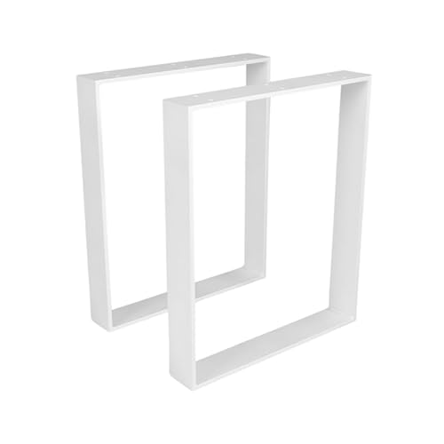 modernLOFTart Tischbeine Metall Tischkufen 2 Stück - Tischgestell Metall aus 1cm Dickem Flachstahl Gefertigt - Tischfüße für Esstisch, Schreibtischbeine, Konferenztisch Füße von modernLOFTart