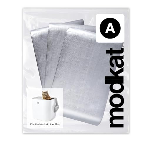 Modkat Litter Box Perfect Fit Wiederverwendbare Liner mit Griffen, 3er-Pack von modkat