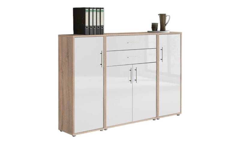 moebel-dich-auf Aktenschrank OFFICE EDITION (Set 16, Metallgriffe) Made in Germany von moebel-dich-auf