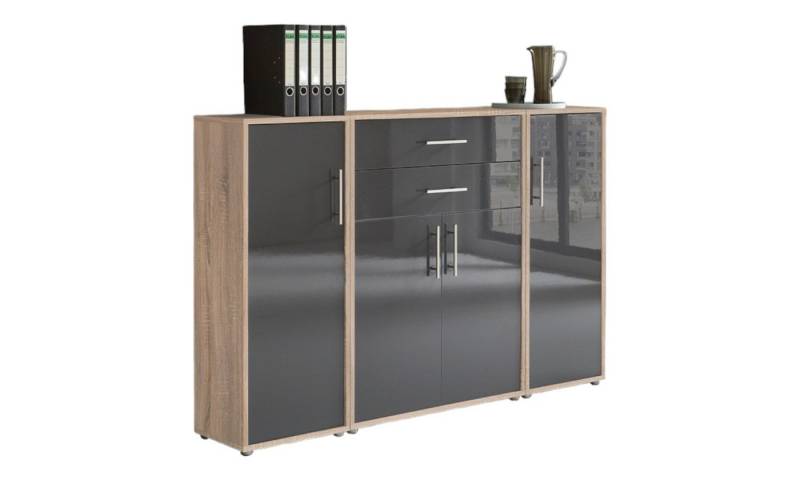 moebel-dich-auf Aktenschrank OFFICE EDITION (Set 16, Metallgriffe) Made in Germany von moebel-dich-auf