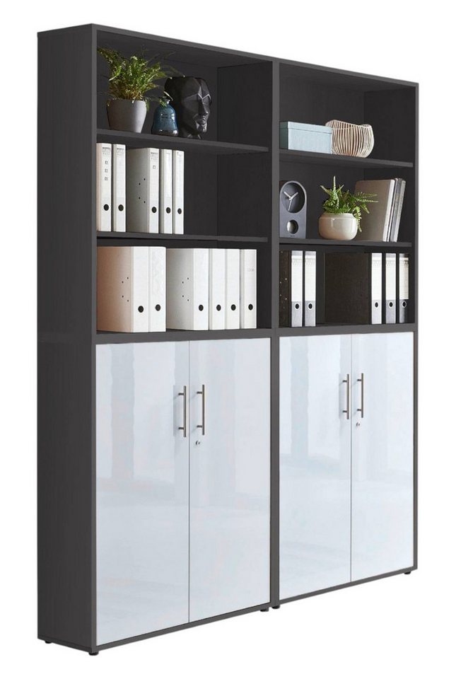 moebel-dich-auf Aktenschrank OFFICE EDITION (Set 11, abschließbar mit Metallgriffen) Made in Germany von moebel-dich-auf