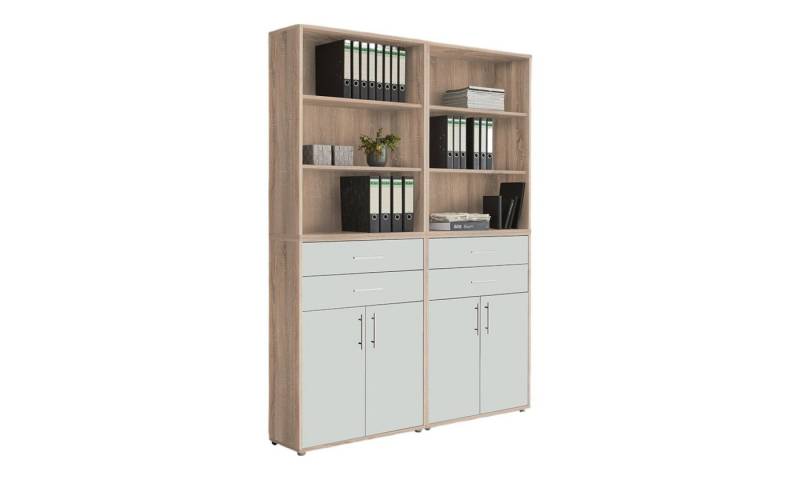 moebel-dich-auf Aktenschrank OFFICE EDITION (Set 20, Metallgriffe) Made in Germany von moebel-dich-auf