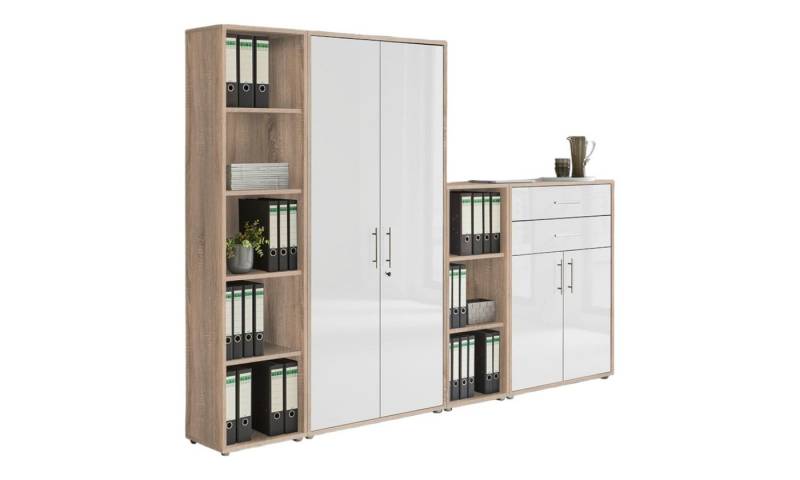 moebel-dich-auf Büromöbel-Set OFFICE EDITION, (Set 22, Aktenschrank, abschließbar, Metallgriffe), Made in Germany von moebel-dich-auf