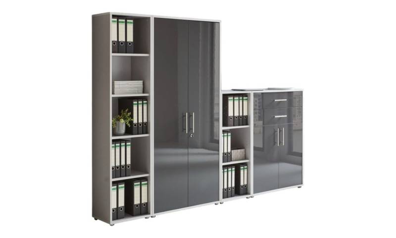 moebel-dich-auf Büromöbel-Set OFFICE EDITION, (Set 22, Aktenschrank, abschließbar, Metallgriffe), Made in Germany von moebel-dich-auf