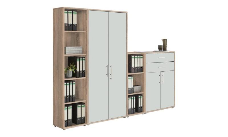moebel-dich-auf Büromöbel-Set OFFICE EDITION, (Set 22, Aktenschrank, abschließbar, Metallgriffe), Made in Germany von moebel-dich-auf