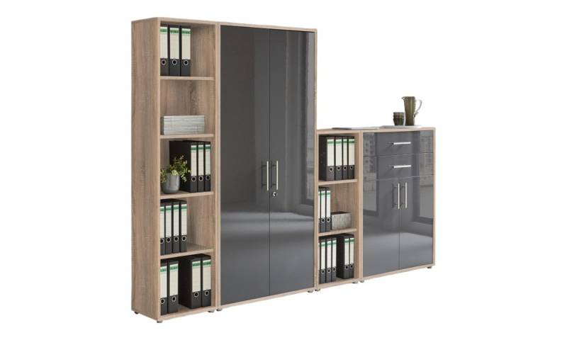 moebel-dich-auf Büromöbel-Set OFFICE EDITION, (Set 22, Aktenschrank, abschließbar, Metallgriffe), Made in Germany von moebel-dich-auf