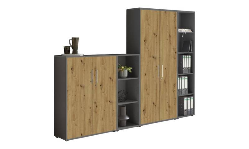 moebel-dich-auf Aktenschrank OFFICE EDITION (Set 4, abschließbar, Metallgriffen) Made in Germany von moebel-dich-auf