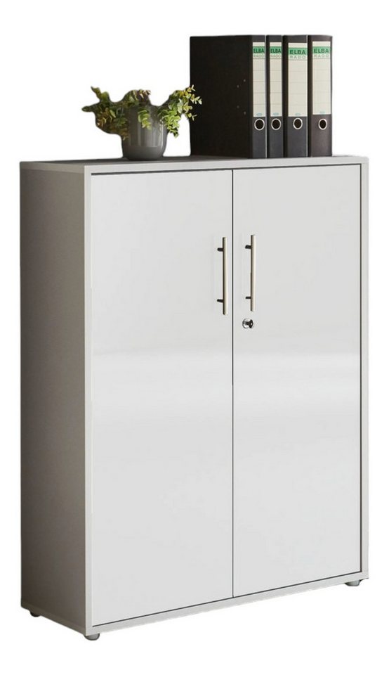 moebel-dich-auf Aktenschrank OFFICE EDITION (abschließbar, Metallgriffe, 3 Fächer) Made in Germany von moebel-dich-auf
