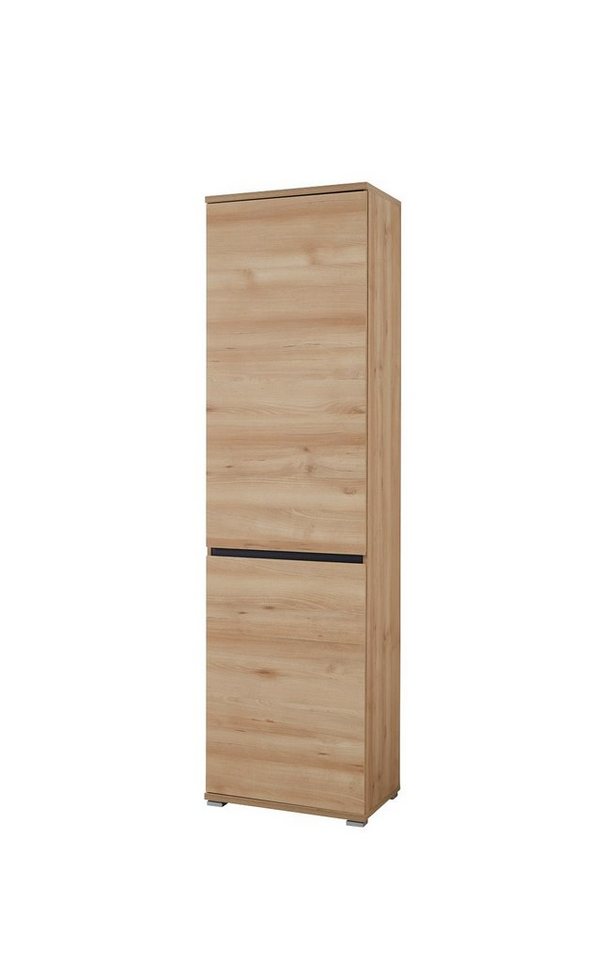 moebel-dich-auf Garderobenschrank LAUSANNE (Dielenschrank, 54 cm breit) grifflose Optik, in 2 Farben erhältlich von moebel-dich-auf