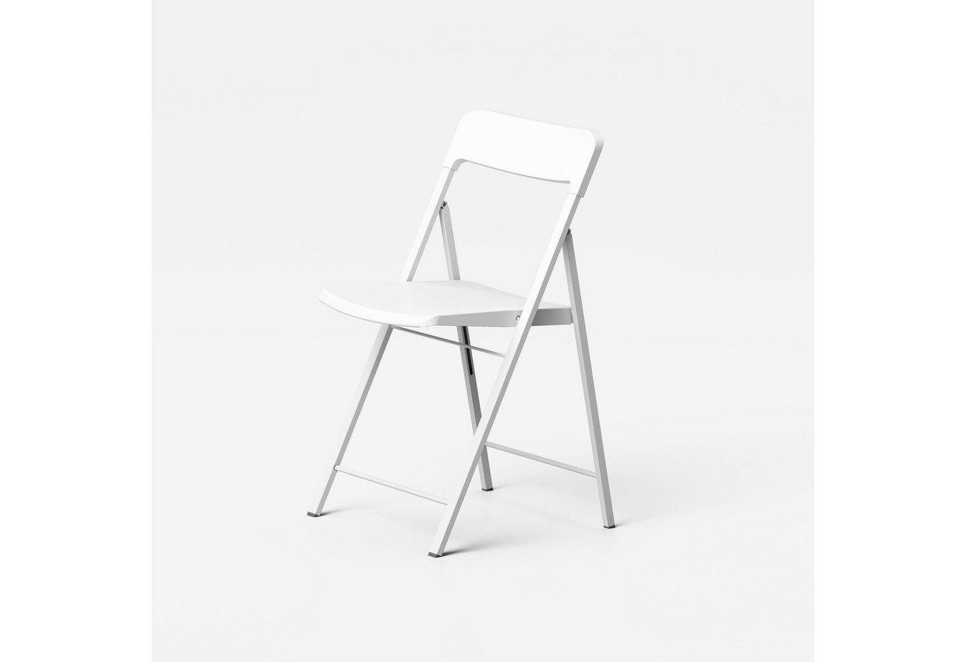 moebel-dich-auf Klappstuhl BELLA (Design-Klappstuhl Faltbarer Stuhl Gastronomieklappstuhl Caféklappstuhl), Struktur aus lackiertem Stahl von moebel-dich-auf