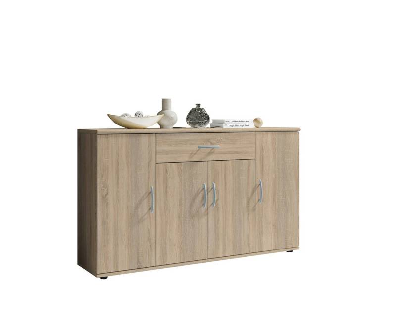 moebel-dich-auf Kommode LILLY 13 (in verschiedenen Farben, 1 Schubkasten + 4 Türen), 117 cm breit von moebel-dich-auf