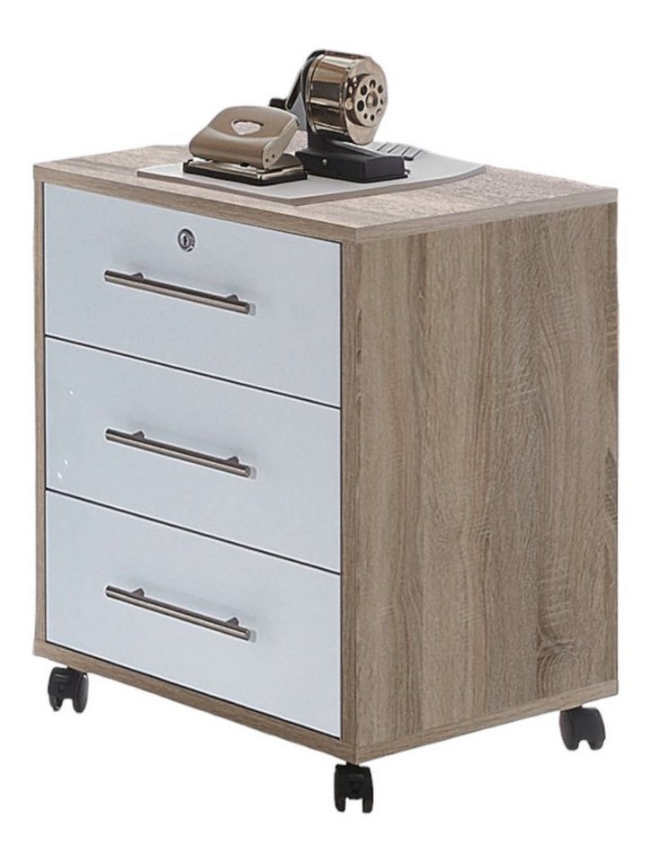 moebel-dich-auf Rollcontainer OFFICE EDITION, Metallgriffe, 1 Schubkasten abschließbar moebel-dich-auf Rollcontainer OFFICE EDITION, Metallgriffe, 1 Schubkasten abschließbar von moebel-dich-auf