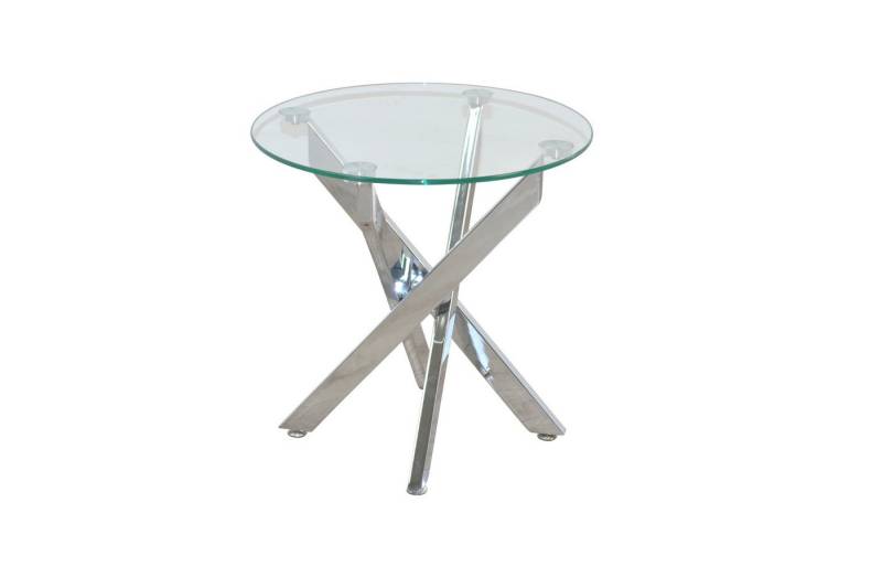 moebel-direkt-online Beistelltisch in drei trendigen Farben, Durchmesser 45 cm, Beine gekreuzt von moebel-direkt-online