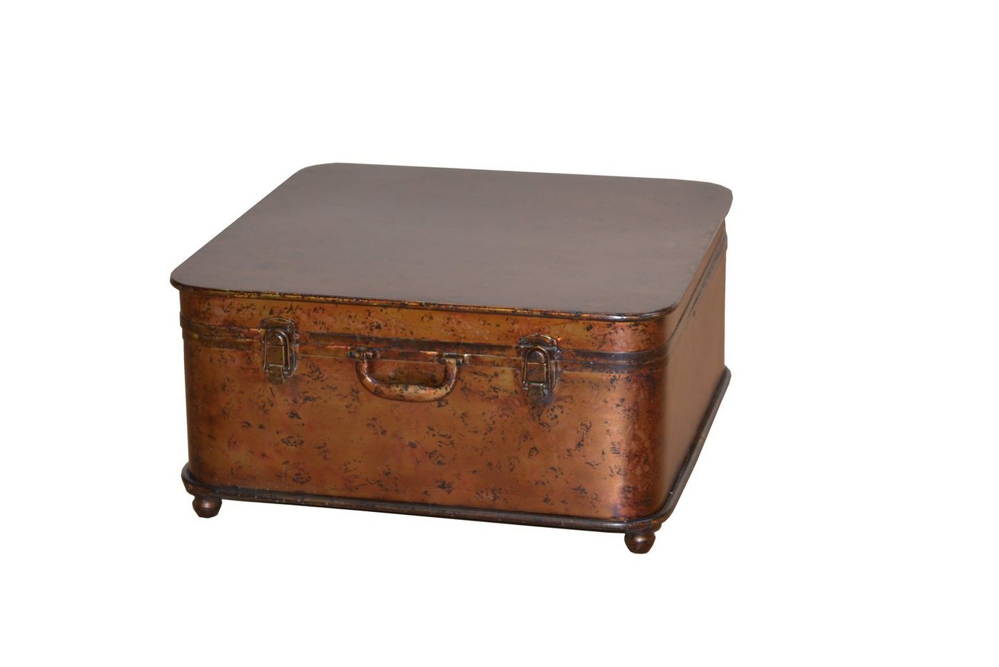 moebel-direkt-online Couchtisch Koffer, aus Metall, mit einer Vintageoberfläche von moebel-direkt-online