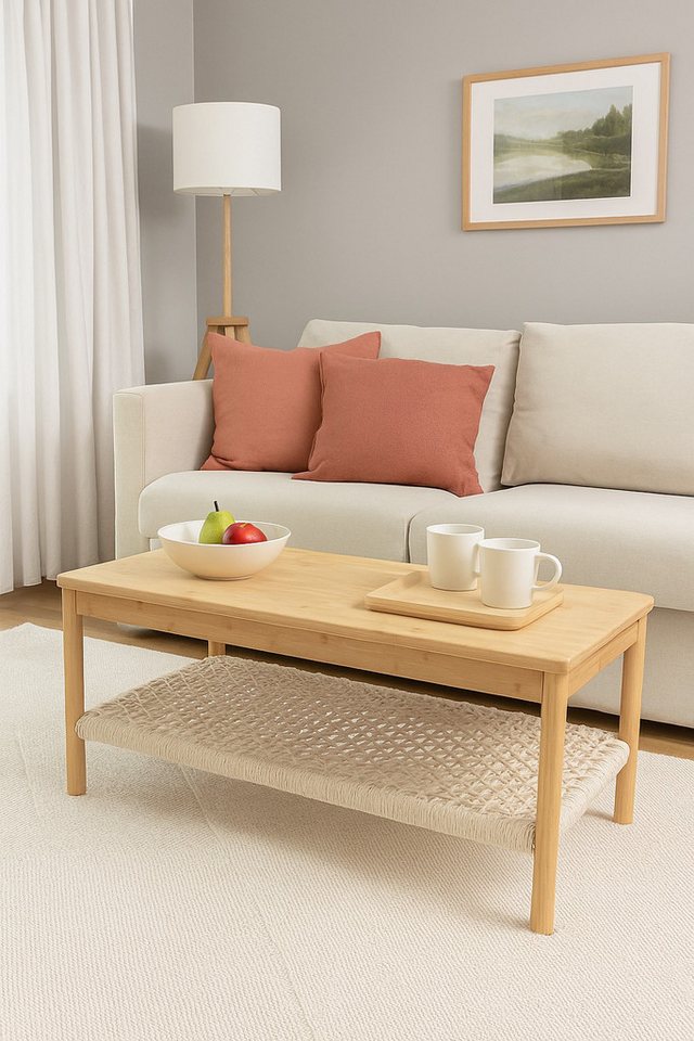 moebel-direkt-online Couchtisch Lenz, Mit zusätzlicher Ablage unter der Tischplatte moebel-direkt-online Couchtisch Lenz, Mit zusätzlicher Ablage unter der Tischplatte von moebel-direkt-online