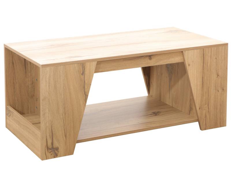 moebel-direkt-online Couchtisch Mit seitlichen Ablagen von moebel-direkt-online