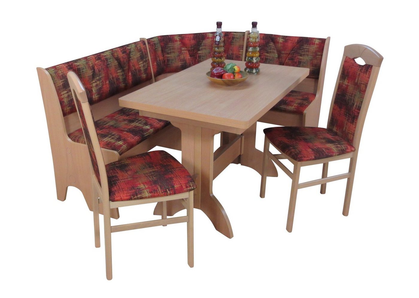 moebel-direkt-online Eckbankgruppe Nala 1, (4tlg. Eckbankgruppe), Esstisch mit Auszugsfunktion von moebel-direkt-online