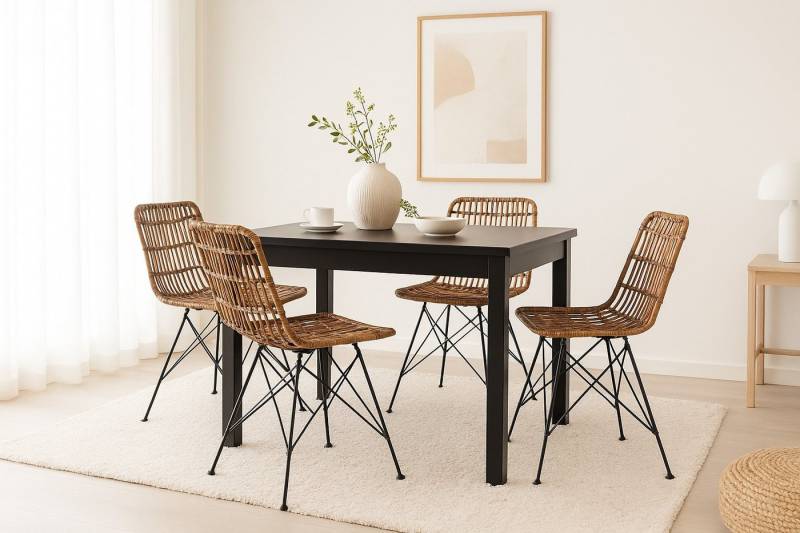 moebel-direkt-online Essgruppe 5tlg. Tischgruppe bestehend aus 4 Stühlen und 1 Esstisch moebel-direkt-online Essgruppe 5tlg. Tischgruppe bestehend aus 4 Stühlen und 1 Esstisch von moebel-direkt-online