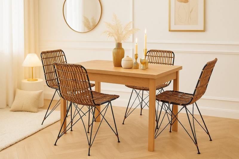 moebel-direkt-online Essgruppe 5tlg. Tischgruppe bestehend aus 4 Stühlen und 1 Esstisch moebel-direkt-online Essgruppe 5tlg. Tischgruppe bestehend aus 4 Stühlen und 1 Esstisch von moebel-direkt-online