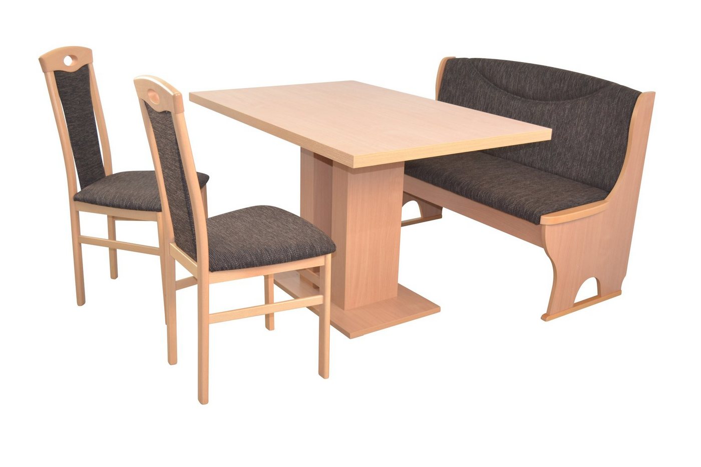 moebel-direkt-online Essgruppe Sitzgruppe 4teilig, bestehend aus Esstisch, Sitzbank und Stühlen, (Spar-Set, 4teiliges Set) von moebel-direkt-online