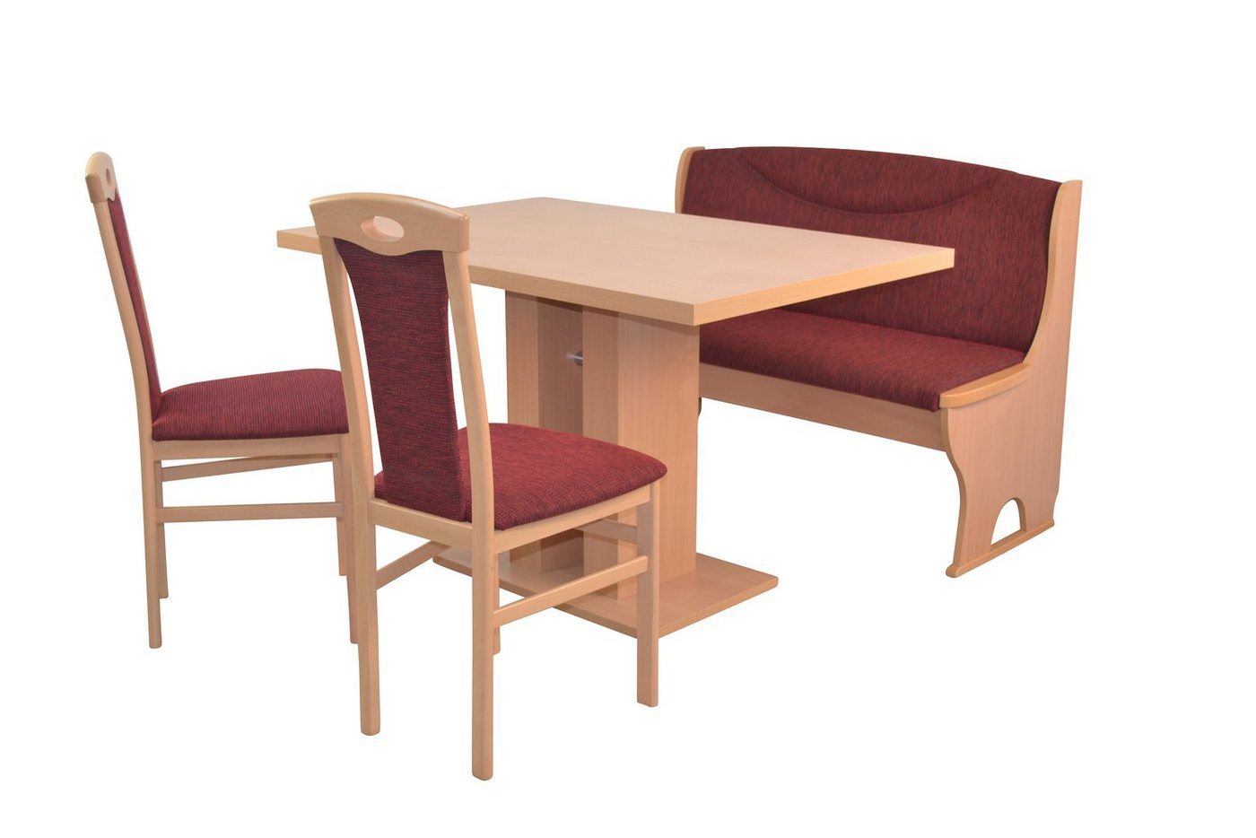 moebel-direkt-online Essgruppe Sitzgruppe 4teilig, bestehend aus Esstisch, Sitzbank und Stühlen, (Spar-Set, 4teiliges Set) von moebel-direkt-online