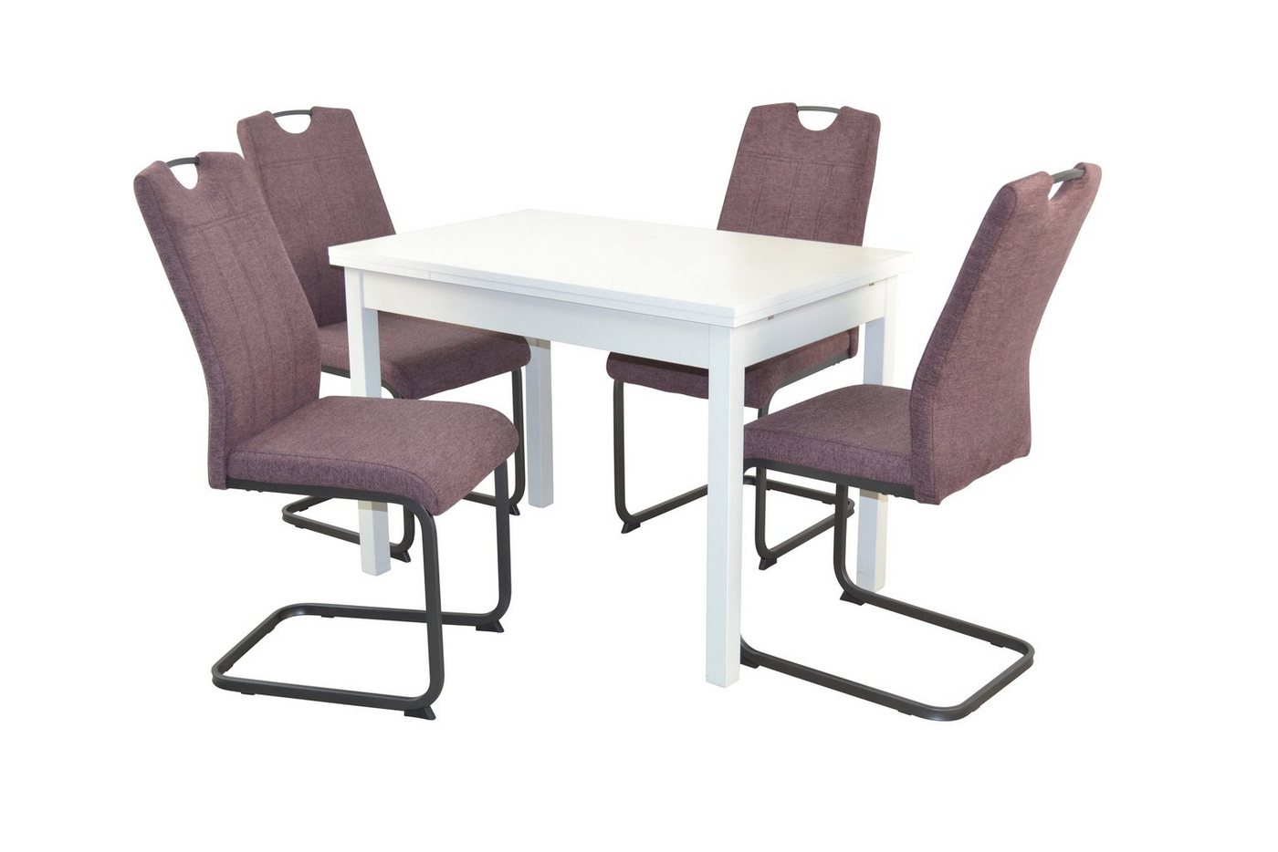 moebel-direkt-online Essgruppe Tischgruppe 5teilig bestehend aus einen Esstisch und 4 Stühlen, (Spar-Set, 5teiliges Set) von moebel-direkt-online