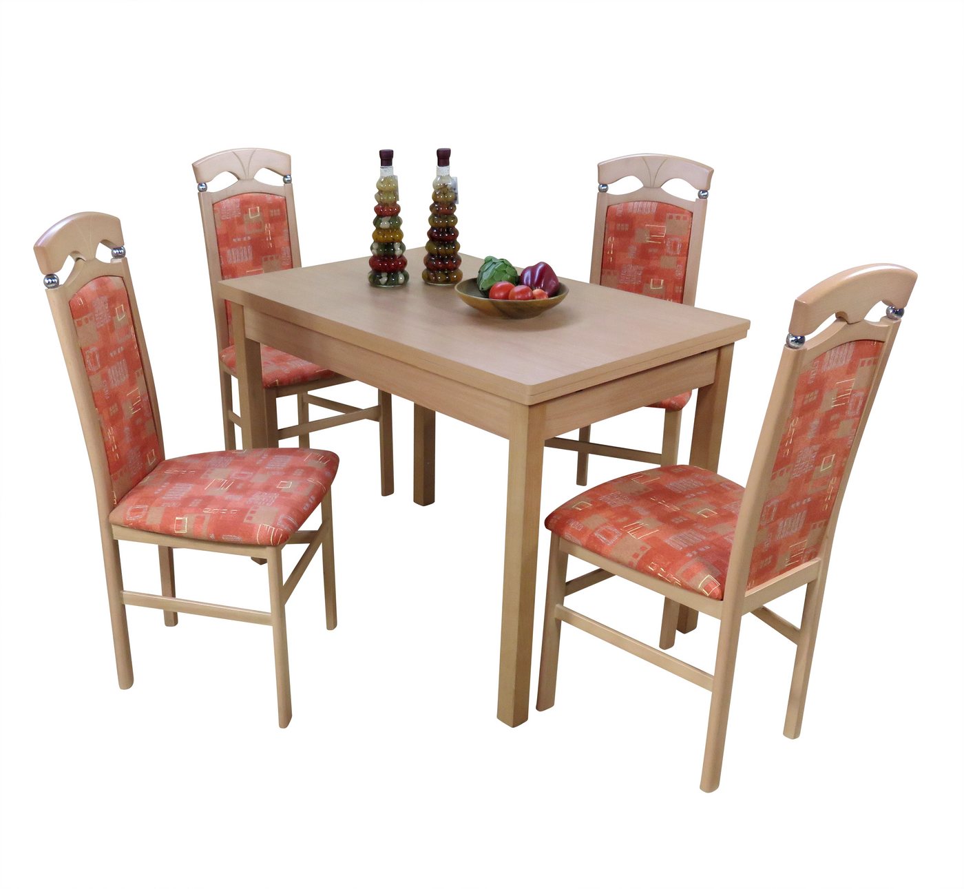 moebel-direkt-online Essgruppe bestehend aus vier Stühlen und einen Tisch, (Spar-Set, 5tlg. Set) von moebel-direkt-online