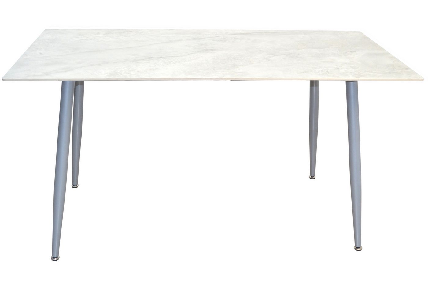 moebel-direkt-online Esstisch mit großer Steinplatte 140x80 cm, Tischplatte aus gesintertem Stein von moebel-direkt-online
