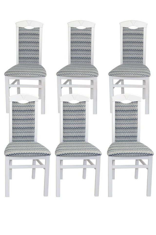 moebel-direkt-online Esszimmerstuhl 6 Stühle (Spar-Set, 6er-Set), Gestell aus Massivholz von moebel-direkt-online