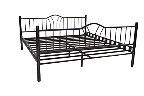 moebel direkt online Metallbett 180x200 cm Santi schwarz von moebel direkt online