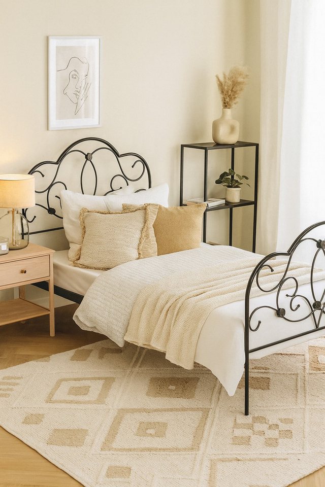 moebel-direkt-online Metallbett Romantisches Metallbett in vier Größen und zwei Farben moebel-direkt-online Metallbett Romantisches Metallbett in vier Größen und zwei Farben von moebel-direkt-online