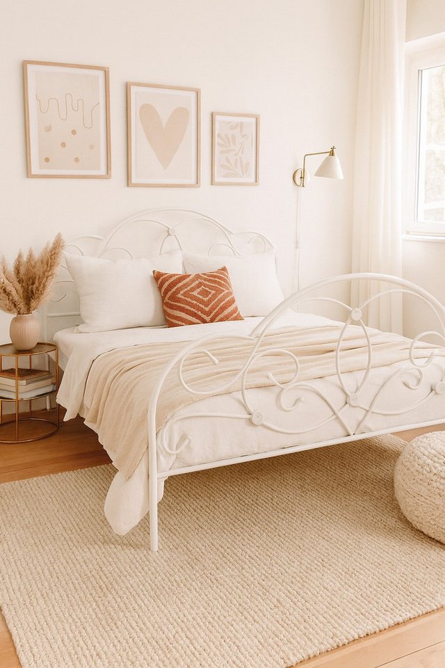 moebel-direkt-online Metallbett Romantisches Metallbett in vier Größen und zwei Farben moebel-direkt-online Metallbett Romantisches Metallbett in vier Größen und zwei Farben von moebel-direkt-online