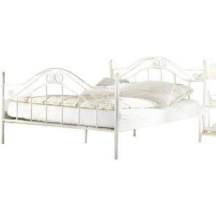moebel direkt online Metallbett weiß, Liegefläche 140x200 cm von moebel direkt online
