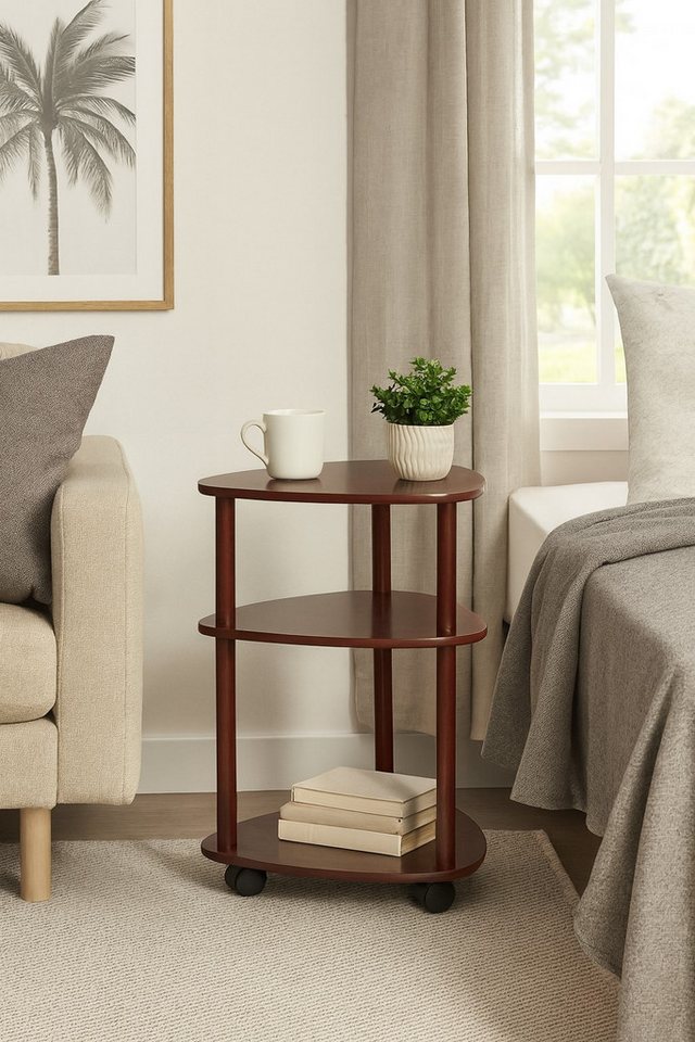 moebel-direkt-online Regal mit Rollen in zwei Farben von moebel-direkt-online