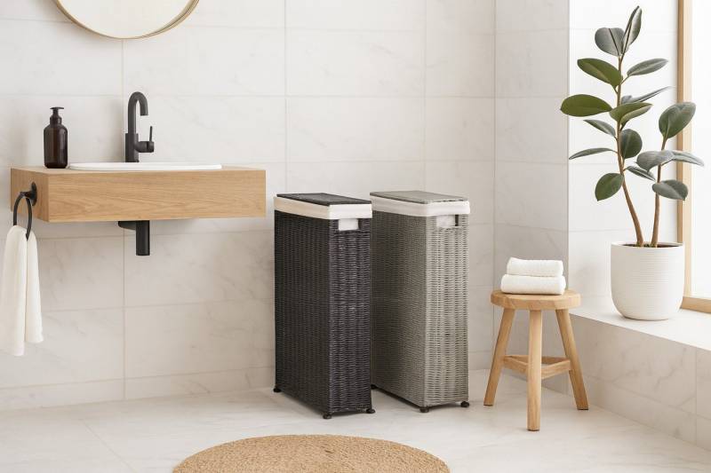 moebel-direkt-online Wäschekorb Raumspar-Korb (Wäschekorb), handgefertigt von moebel-direkt-online