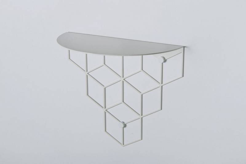 moebel-direkt-online Wandboard Stiga, Design-Konsole aus Eisen, pulverbeschichtet, 3 Farbvarianten, aus Metall von moebel-direkt-online